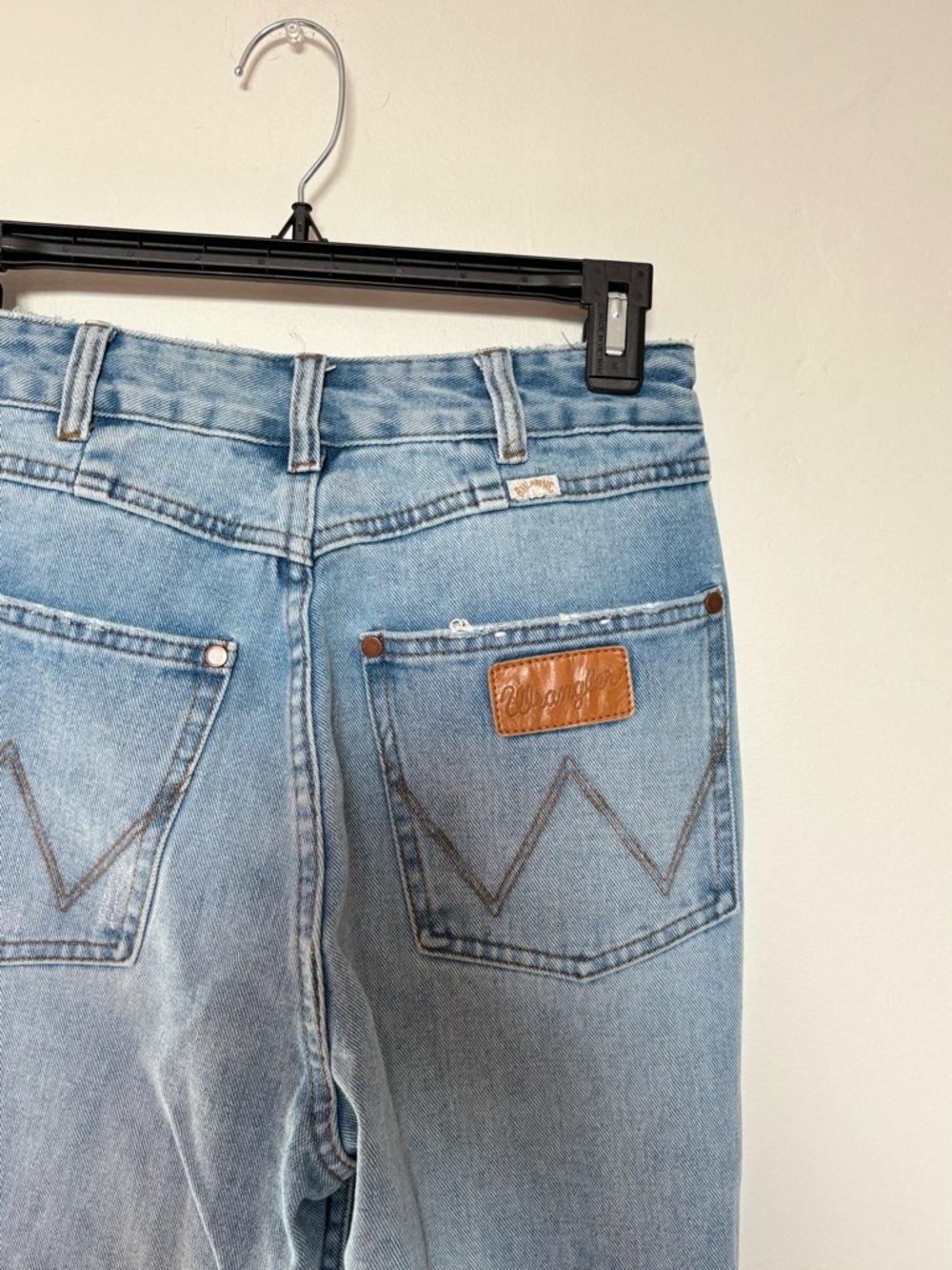 Wrangler x BILLABONG Patchwork Light Wash Denim Flare Jeans - Picture 5 of 5